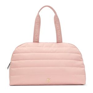 Victoria’s secrets pink quilted duffle bag